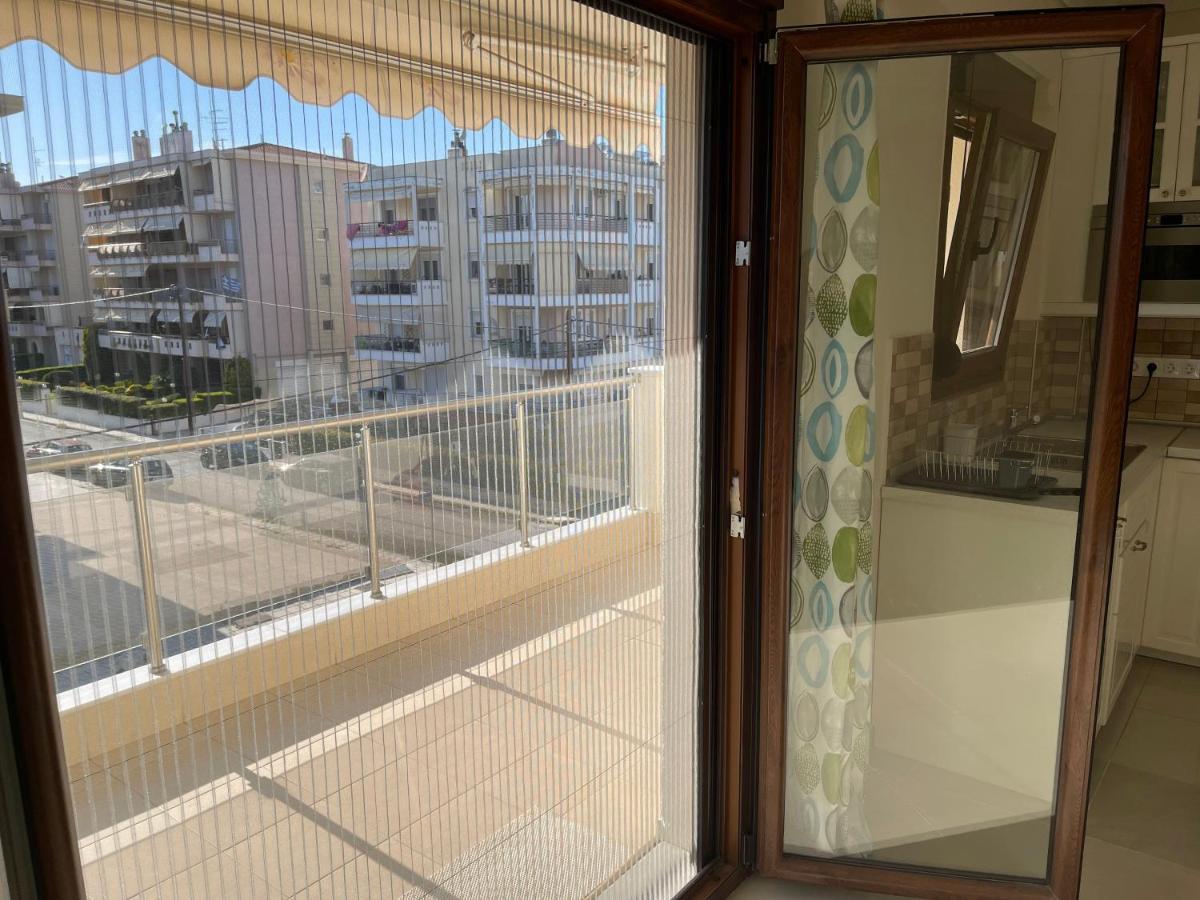 Luxury And Sunny Apartment 250 Mts From The Beach!! Peraía Dış mekan fotoğraf