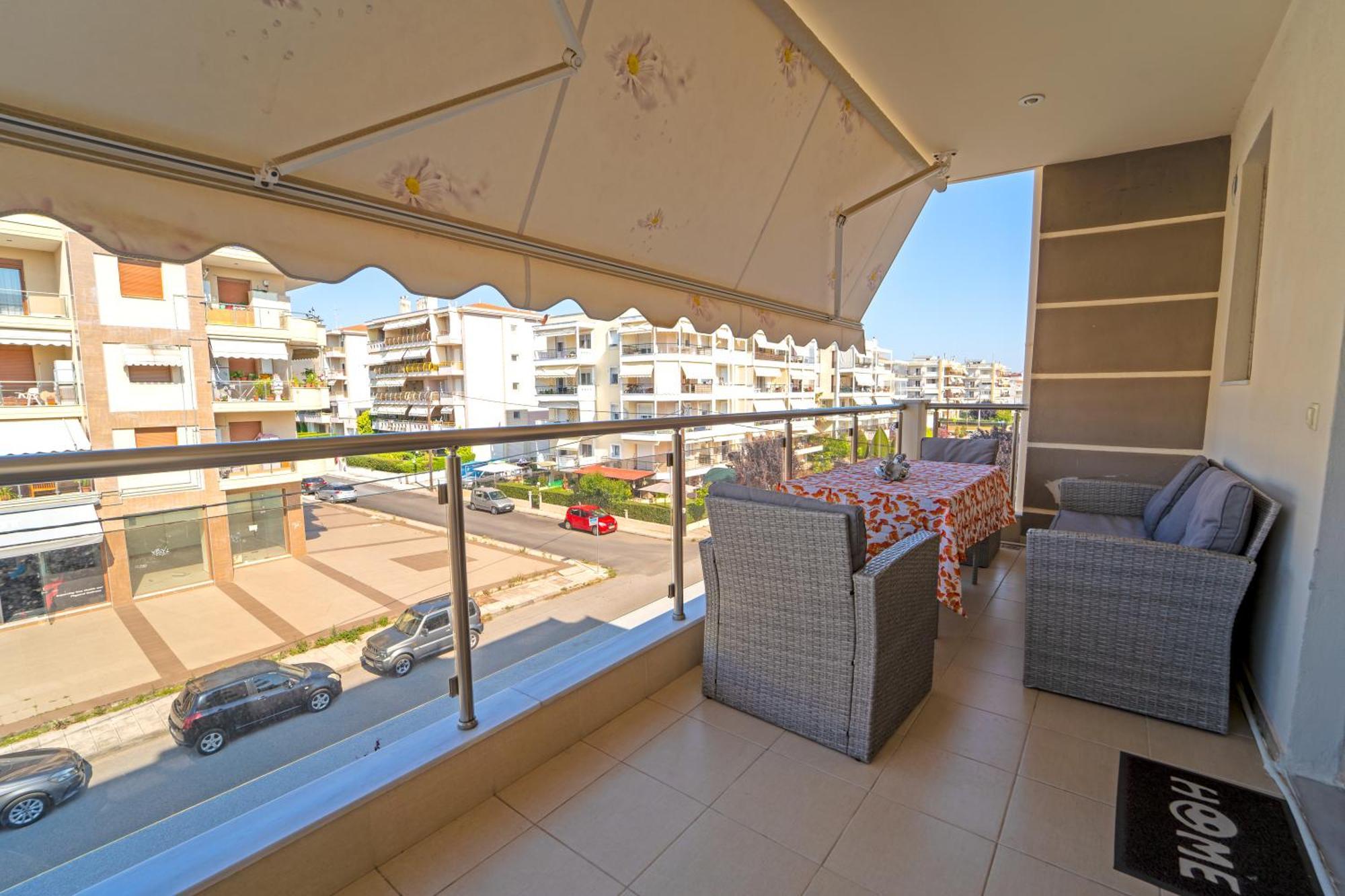 Luxury And Sunny Apartment 250 Mts From The Beach!! Peraía Dış mekan fotoğraf